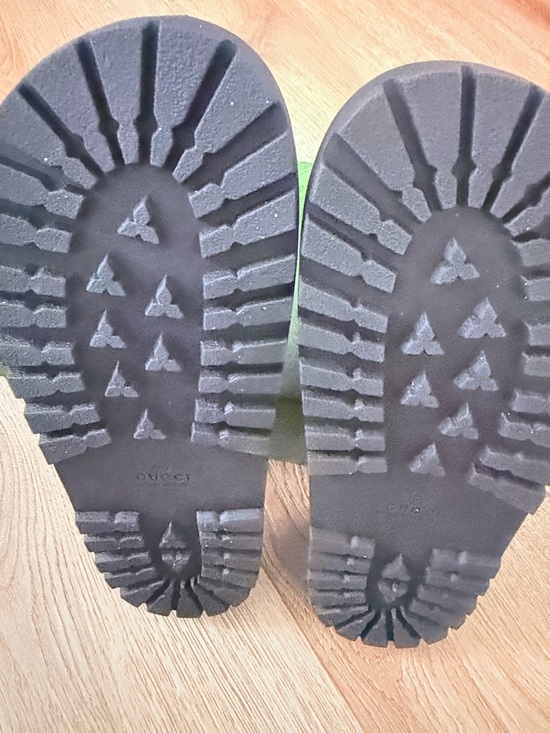 Gucci Blue Camo GG Slide Sandals main image 7